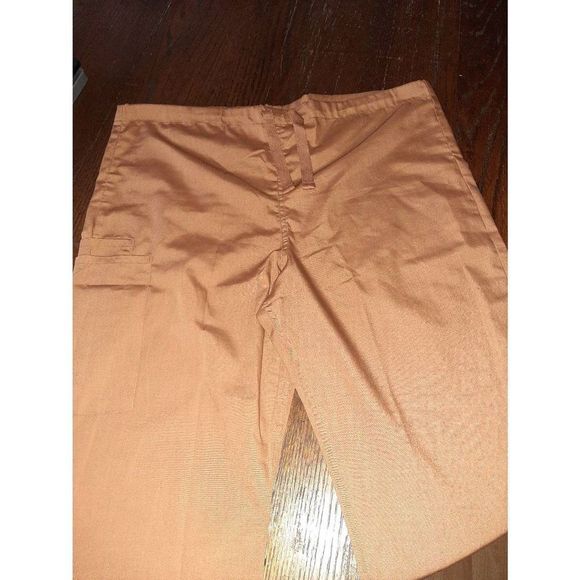 New Medium UA Honey Scrub Pants Bottoms Drawstring Waist Pockets - Picture 2 of 4